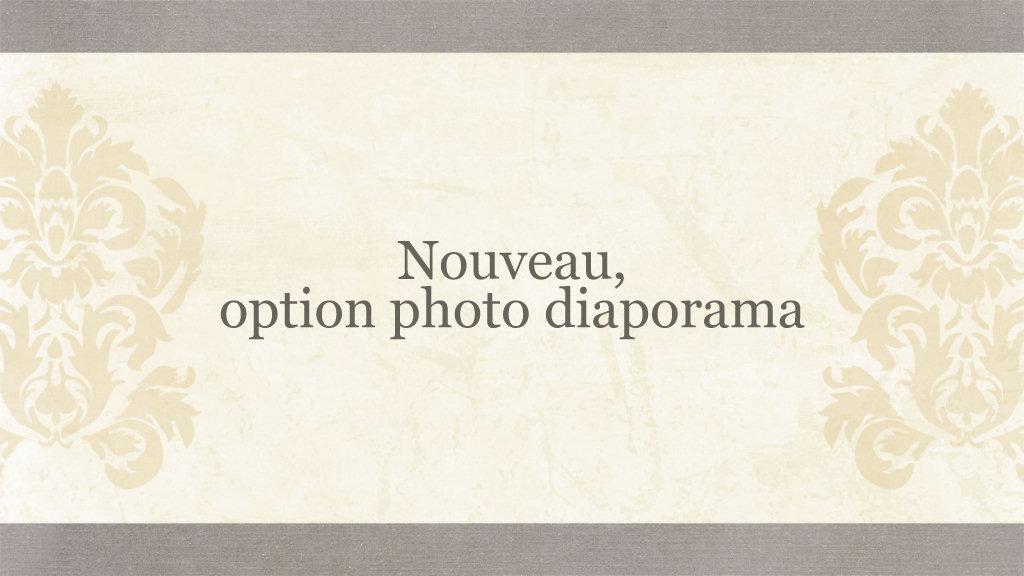 Diaporama photos 150 euros*
